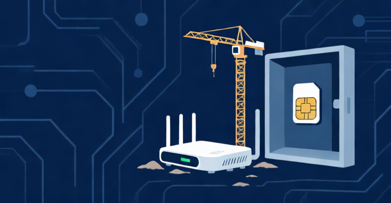Baustellenkonnektivität: Beschaffung von globalen IoT-SIM, eSIM und CMP-Plattform in über 180 Ländern