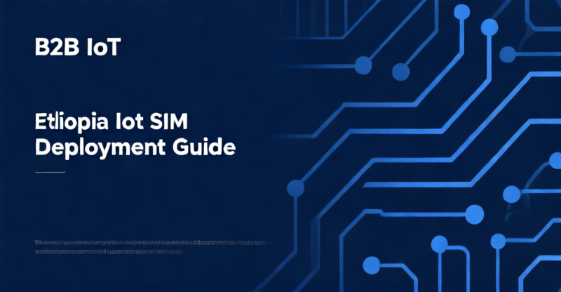 Ethiopia IoT SIM Procurement: 10,000-Device Deployment Cost & eSIM Decision Framework