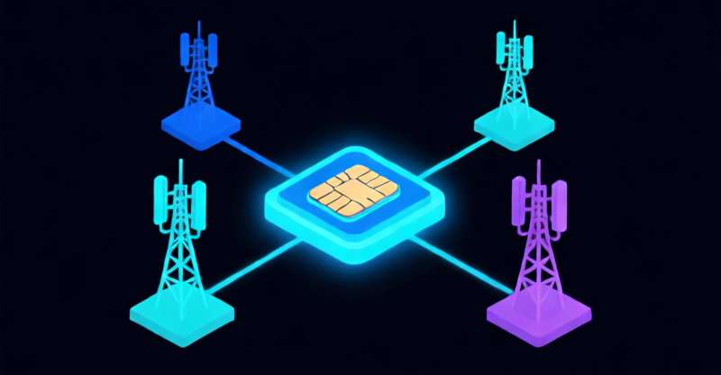 How Multi-IMSI SIMs Decide Which Network to Use — The Steering Logic Inside a 6mm Chip