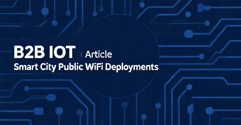 Smart City Public WiFi Backhaul: eSIM + CMP Cuts SIM Management Cost by 55% for 500+ Hotspot Deployments