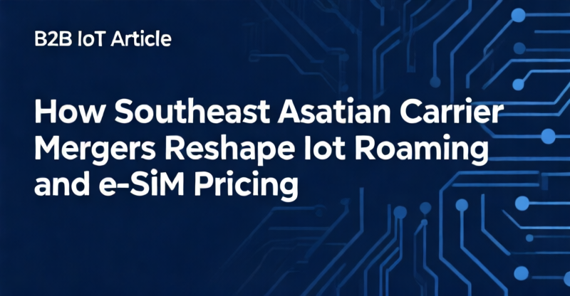 Southeast Asian Carrier Mergers Cut IoT Roaming Costs Up to 40% – What Procurement Needs to Know