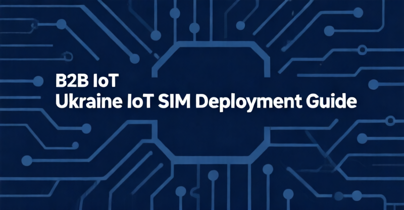 Ukraine IoT SIM Deployment: 35–50% Cost Reduction via Multi-Carrier Local Breakout